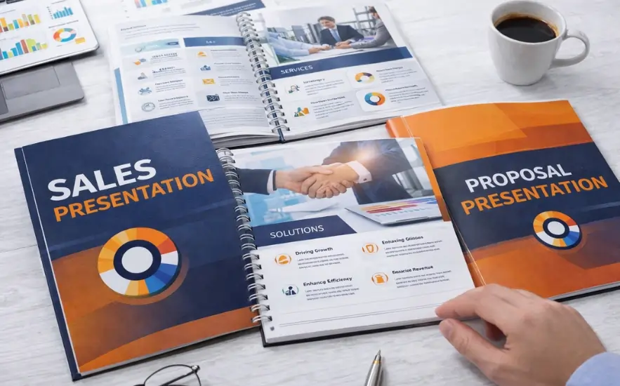Sales & Marketing Presentation Design Preview