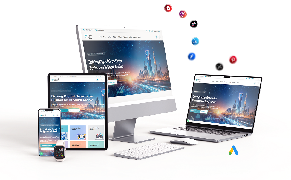 Tadeed portfolio hero devices