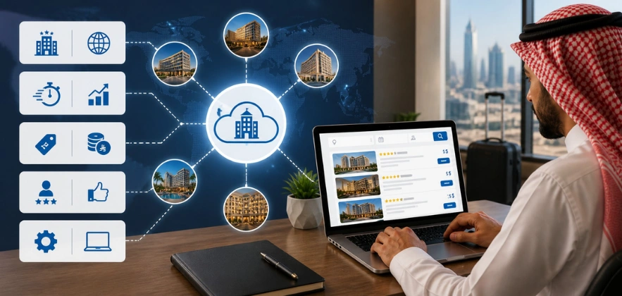Booking.com API Integration technology architecture