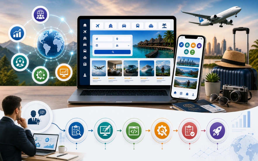 Travel Portal Development technology architecture