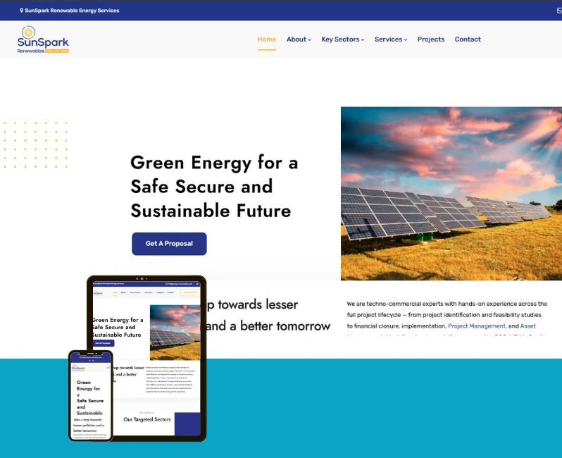Website & App Development for Renewable Energy