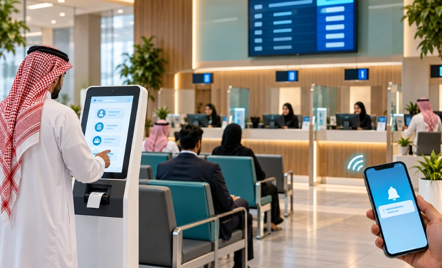 How a queue management system works
